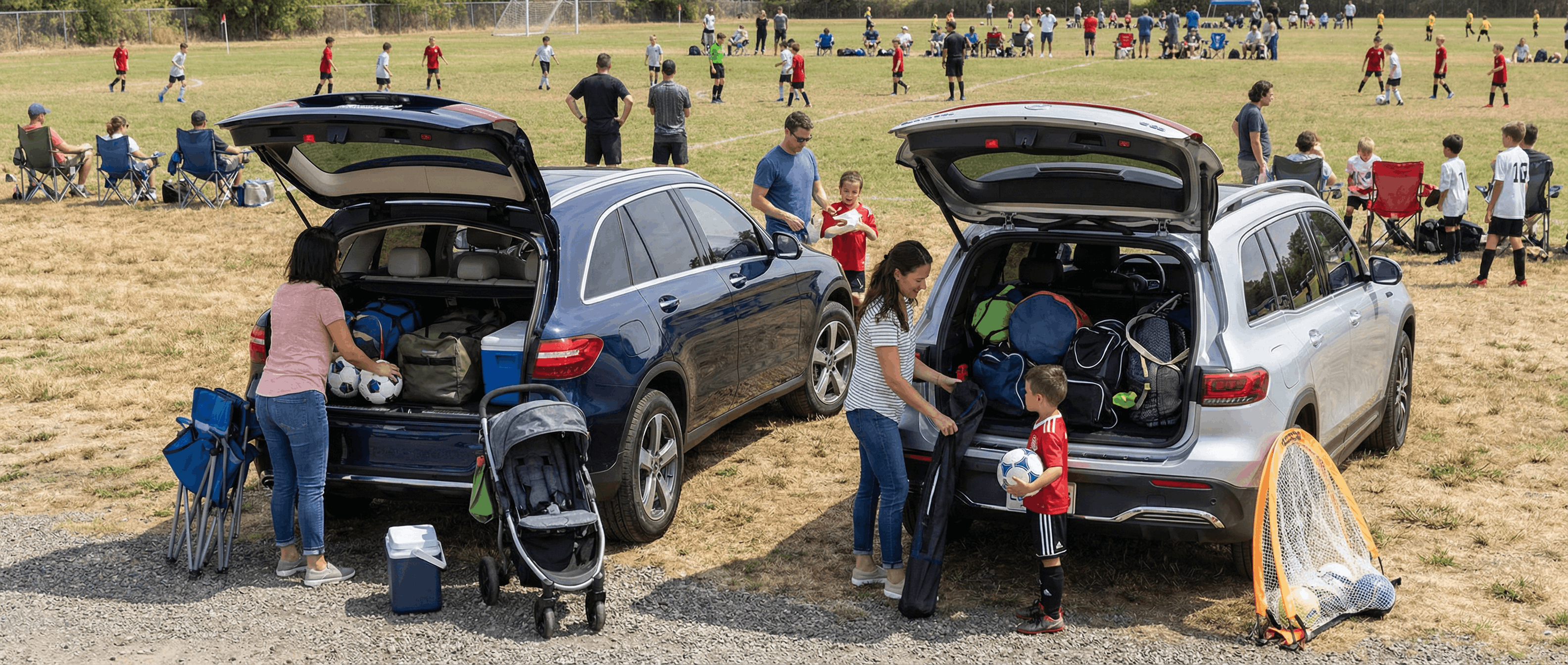 Mercedes-Benz GLC and EQB comparison for family activities in Duluth, GA